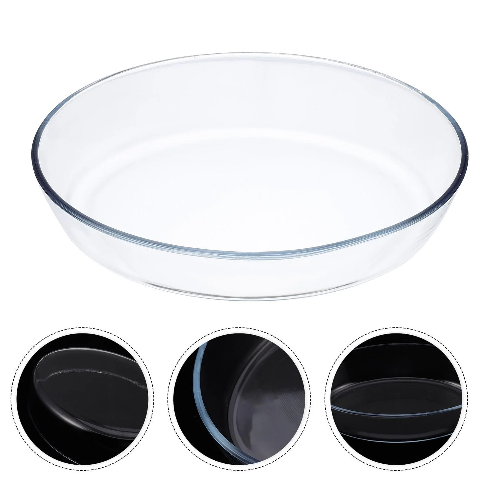 Форма для запікання VALICLUD скляна термостійка велика прозора, фото №5 Форма для запікання VALICLUD скляна термостійка велика прозора, фото №5