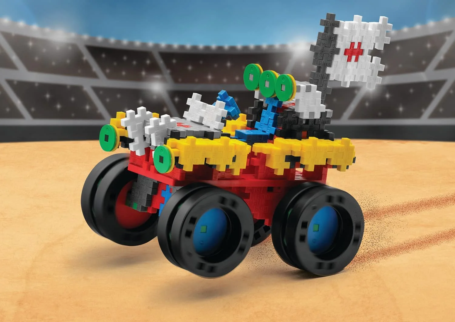 Конструктор Plus-Plus Go Monster Trucks 600 деталей Basic, фото №5