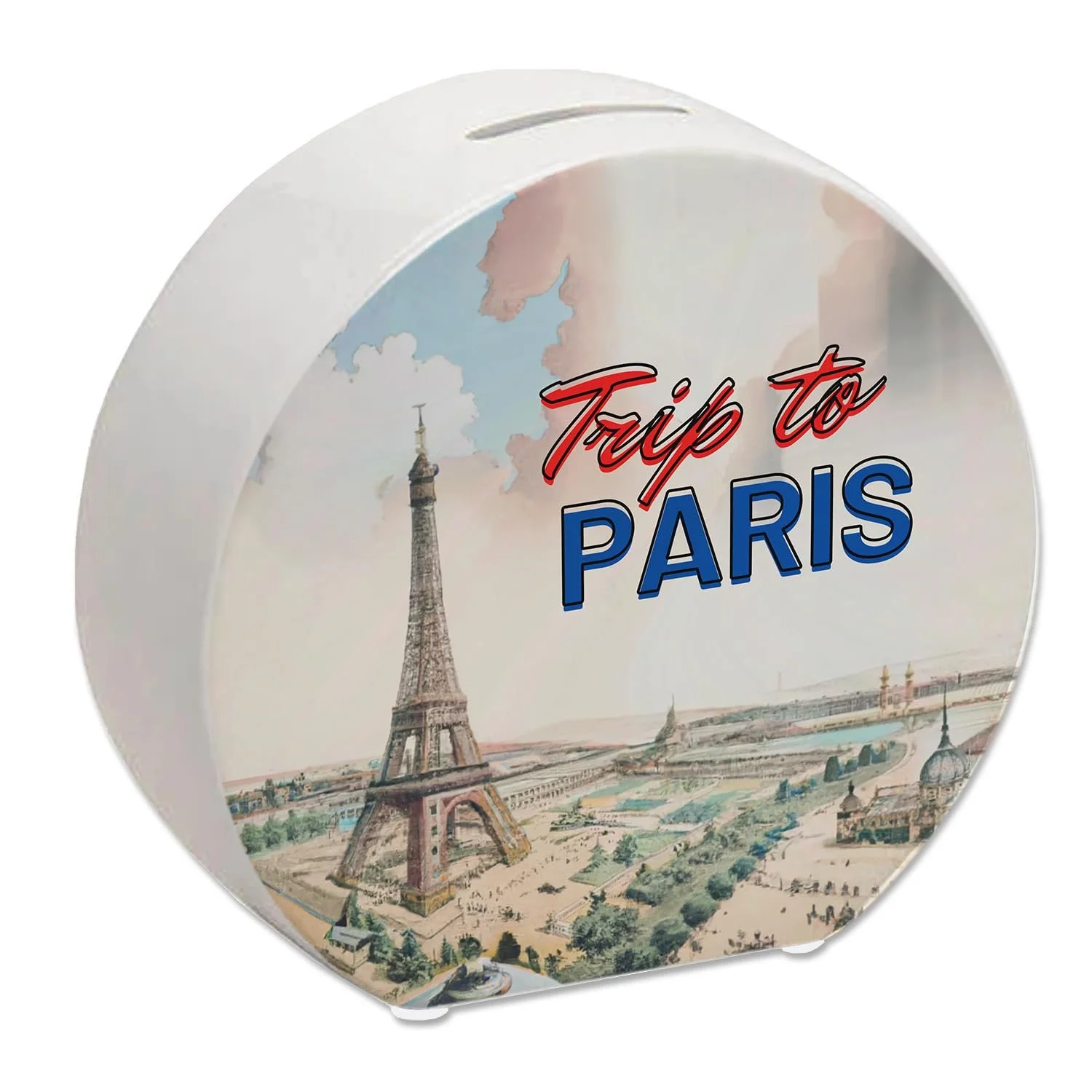 Скарбничка Trip to Paris Eiffel Tower Retro Style, фото №1