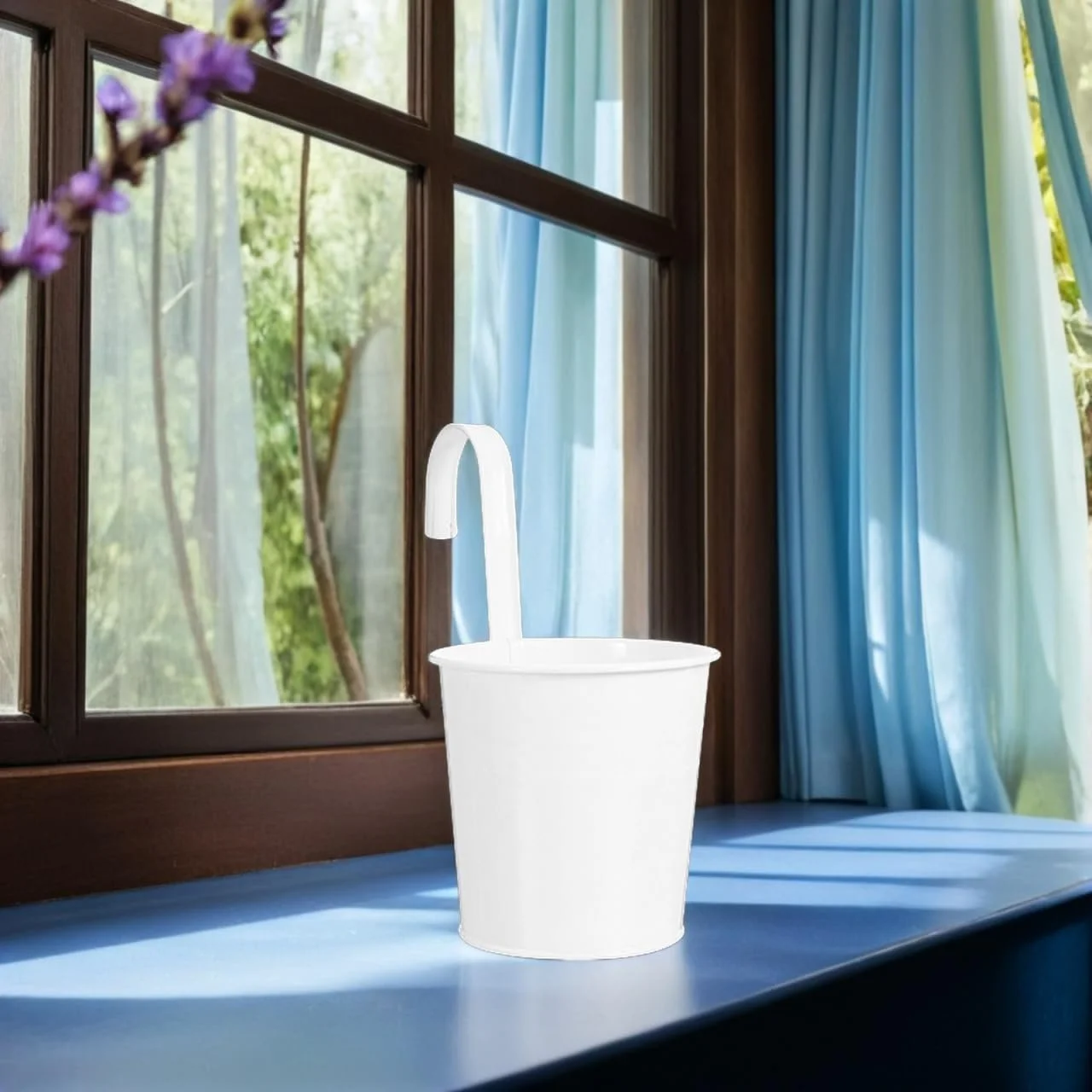 Кашпо-відро підвісне Cabilock металеве зі знімним гачком 4 шт, фото №4 Кашпо-відро підвісне Cabilock металеве зі знімним гачком 4 шт, фото №4