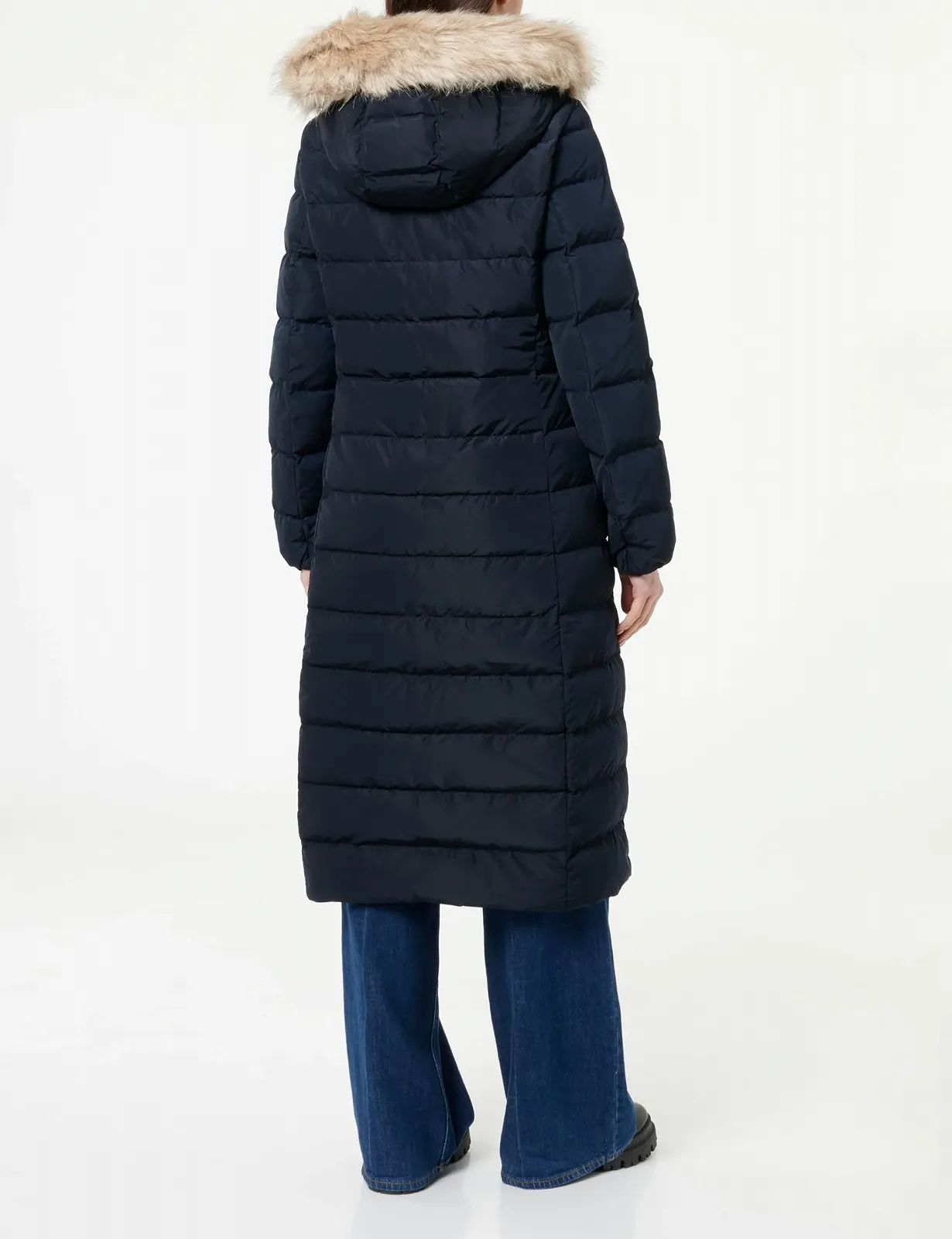 Пуховик Tommy Hilfiger Heritage Tyra Maxi Женский с мехом и капюшоном, фото №3