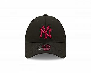 Бейсболка New Era New York Yankees MLB League Essential 9Forty регулируемая Черная synthetic.ua - Фото 1
