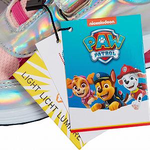 Кроссовки Paw Patrol Skye для девочек с подсветкой, спортивная обувь, LED кроссовки synthetic.ua - Фото 1