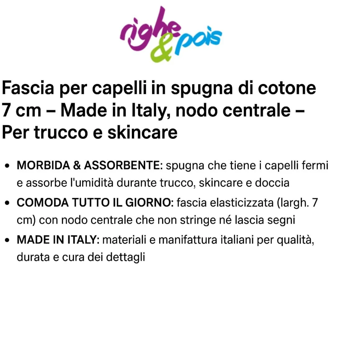 Пов'язка на голову махрова бавовняна, фото №8