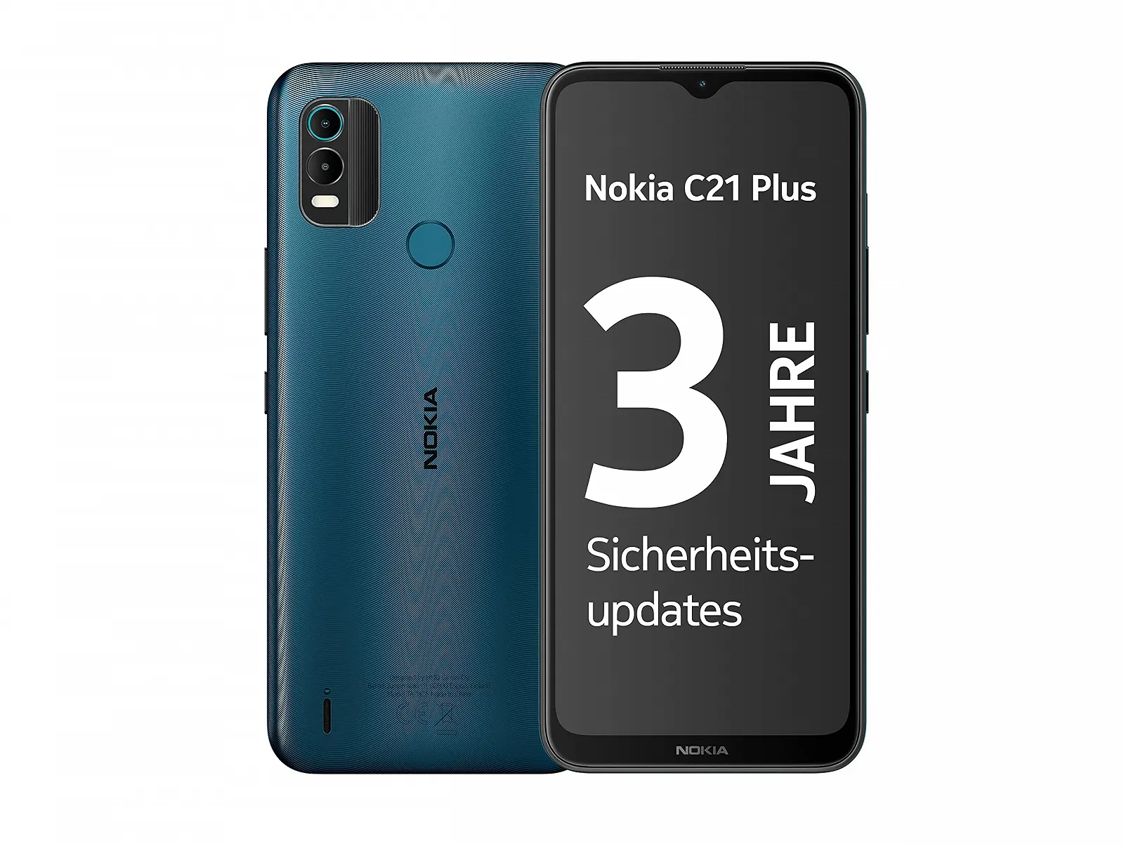 Смартфон Nokia C21 Plus 2/32GB 6.5" HD+ IP52 Cyan, фото №1 Смартфон Nokia C21 Plus 2/32GB 6.5" HD+ IP52 Cyan, фото №1