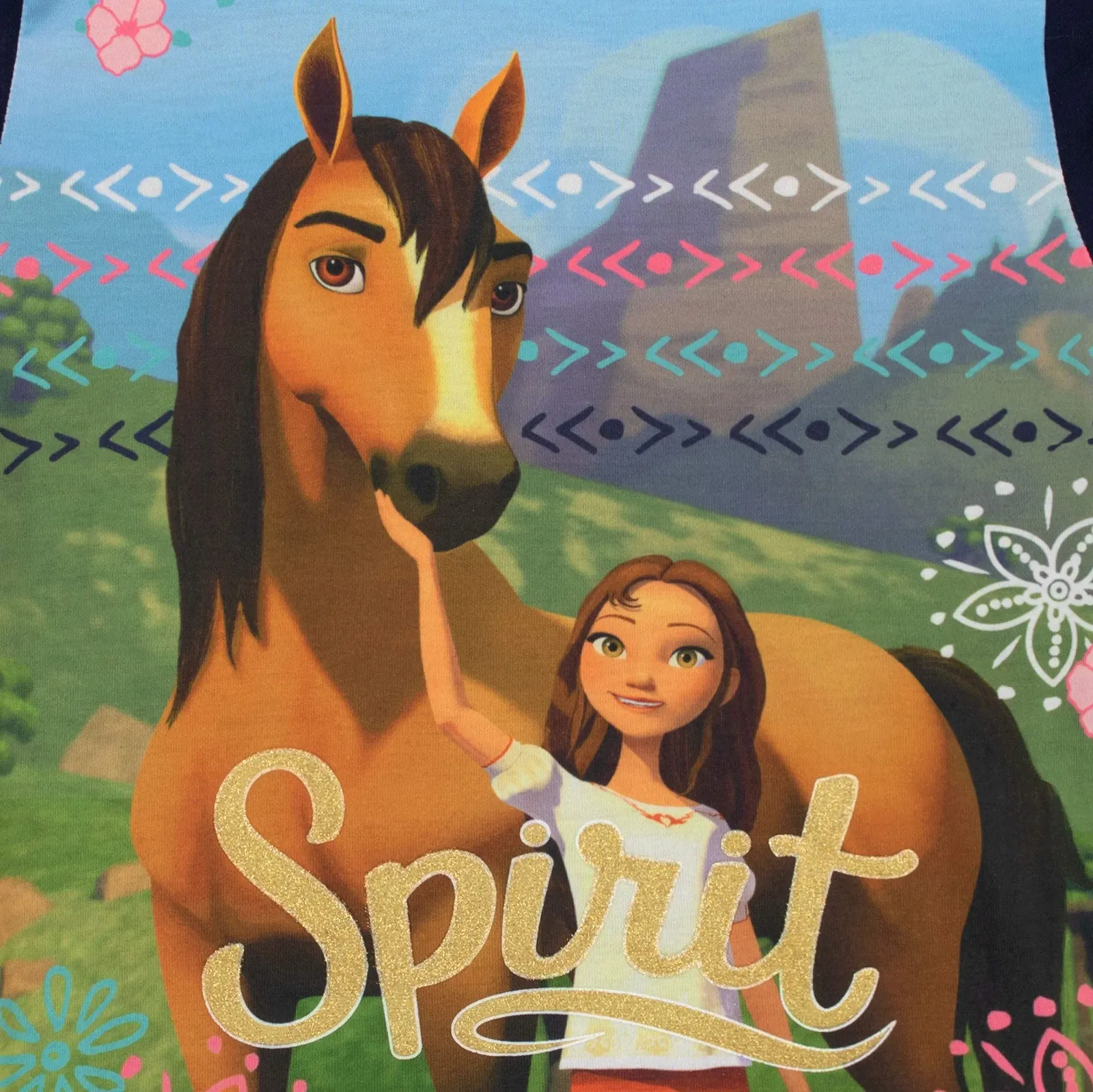 Пижама DreamWorks для девочек Spirit Riding Free Slim Fit, фото №3 Пижама DreamWorks для девочек Spirit Riding Free Slim Fit, фото №3
