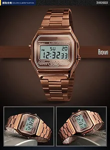 Діловий наручний годинник Nicoone Luxuri", 30 м, водонепроникний, спортивний synthetic.ua - Фото 1