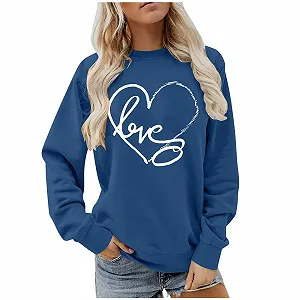 Женский Свитер Gwnauz Сердце Длинный Рукав - Фото 1