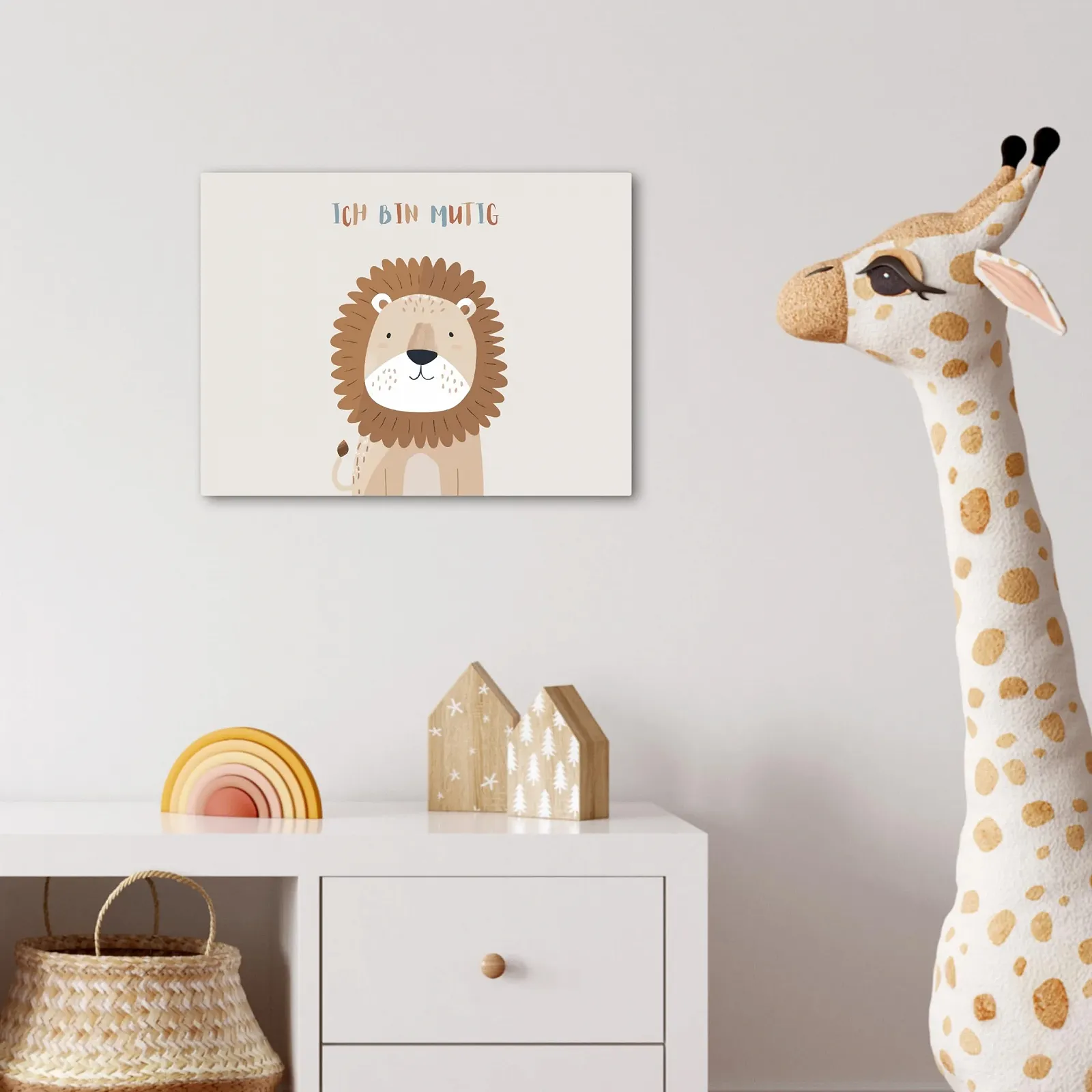 Картина на полотні MuchoWow Lion - I'm Brave Пастель Тварини 40 x 30 см, фото №3 Картина на полотні MuchoWow Lion - I'm Brave Пастель Тварини 40 x 30 см, фото №3