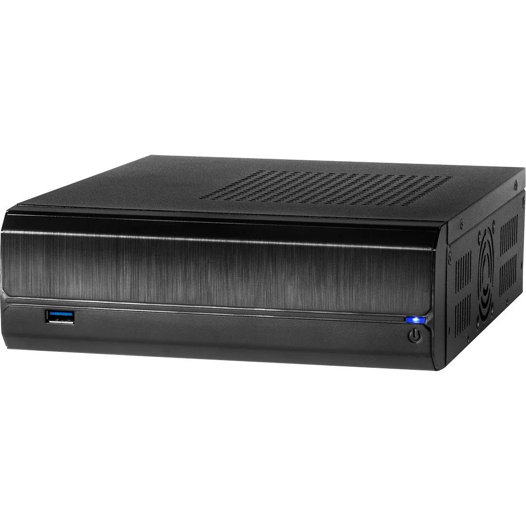 Корпус Inter-Tech JX-500 / Без БЖ / Mini-ITX / USB 3.0 / VESA-mount / Чорний, фото №3 Корпус Inter-Tech JX-500 / Без БЖ / Mini-ITX / USB 3.0 / VESA-mount / Чорний, фото №3