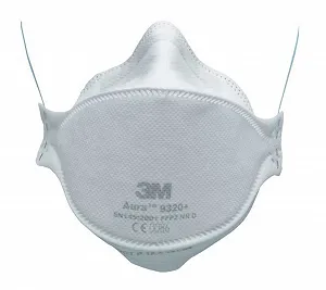 Одноразовий респіратор без клапана 3M AURA 9320+ FFP2 (20шт.) Білий - Фото 1