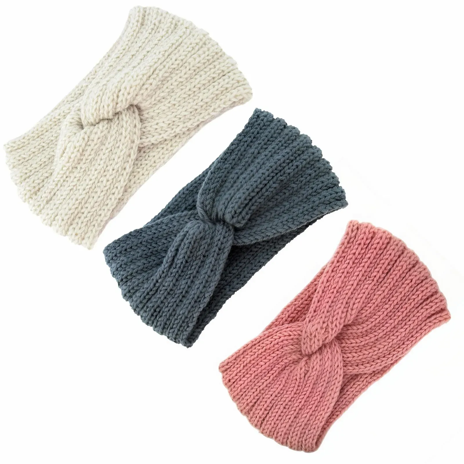 Повязка на голову Вязаная, фото №7