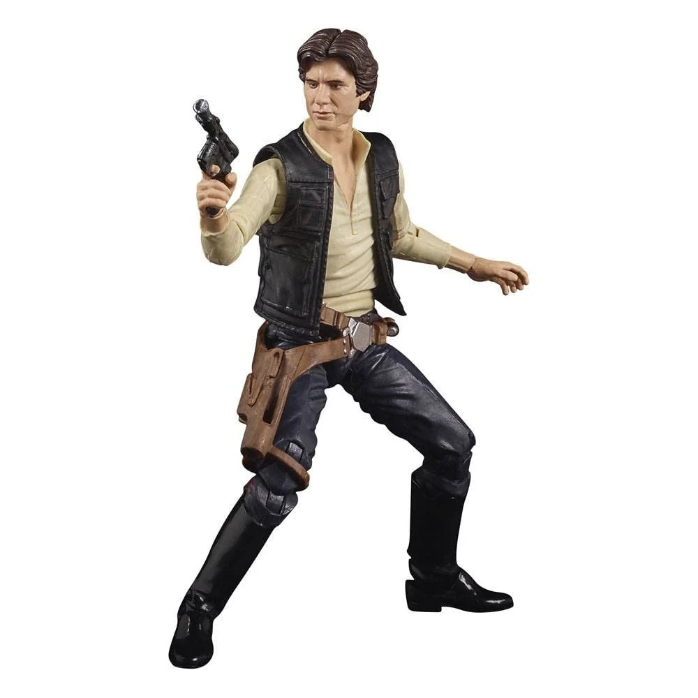Экшн-фигурка Hasbro Star Wars The Black Series Lucasfilm 50th Anniversary Han Solo RXZER23 F32655L0 клюквенный, фото №1