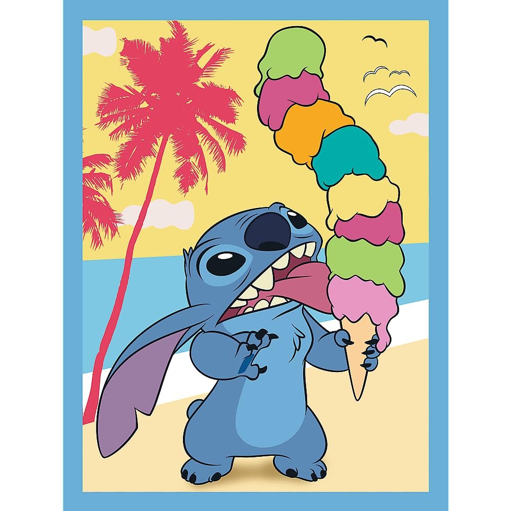 Пазл Trefl Lilo & Stitch Happy Day 3-в-1 30 и 48 элементов 24 карточки memo, фото №3