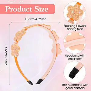 Обруч Блестящий Бант Бабочка Цветочный Разноцветный, 6 шт synthetic.ua - Фото 1