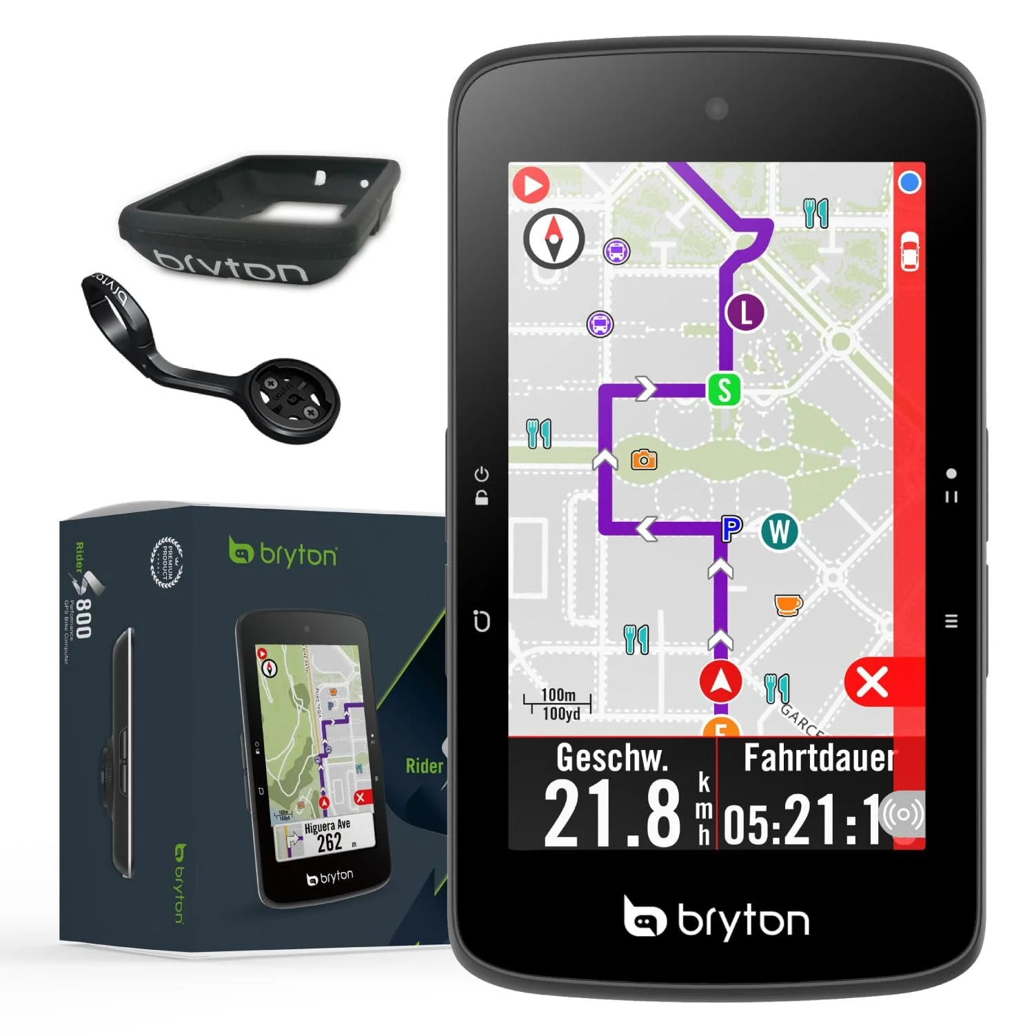 Велокомпьютер Bryton Rider S800 E GPS 3.4" Цветной, фото №1