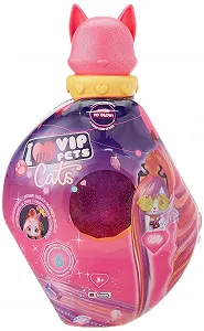 Кукла VIP PETS Kitty Коллекционная с Кошачьей Головой Длинные Волосы для Стайлинга и Украшения с Ювелирными Изделиями Игрушка Подарок для Девочек и Мальчиков 3+ Лет - Фото 1