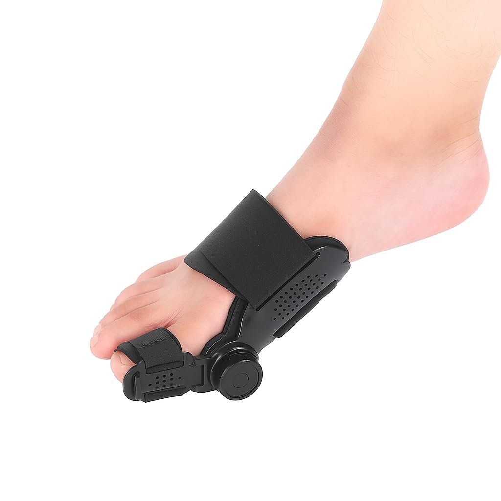 Комплект для корекції Hallux Valgus QIDUHUQI, покращена версія з регульованою шиною, фото №1