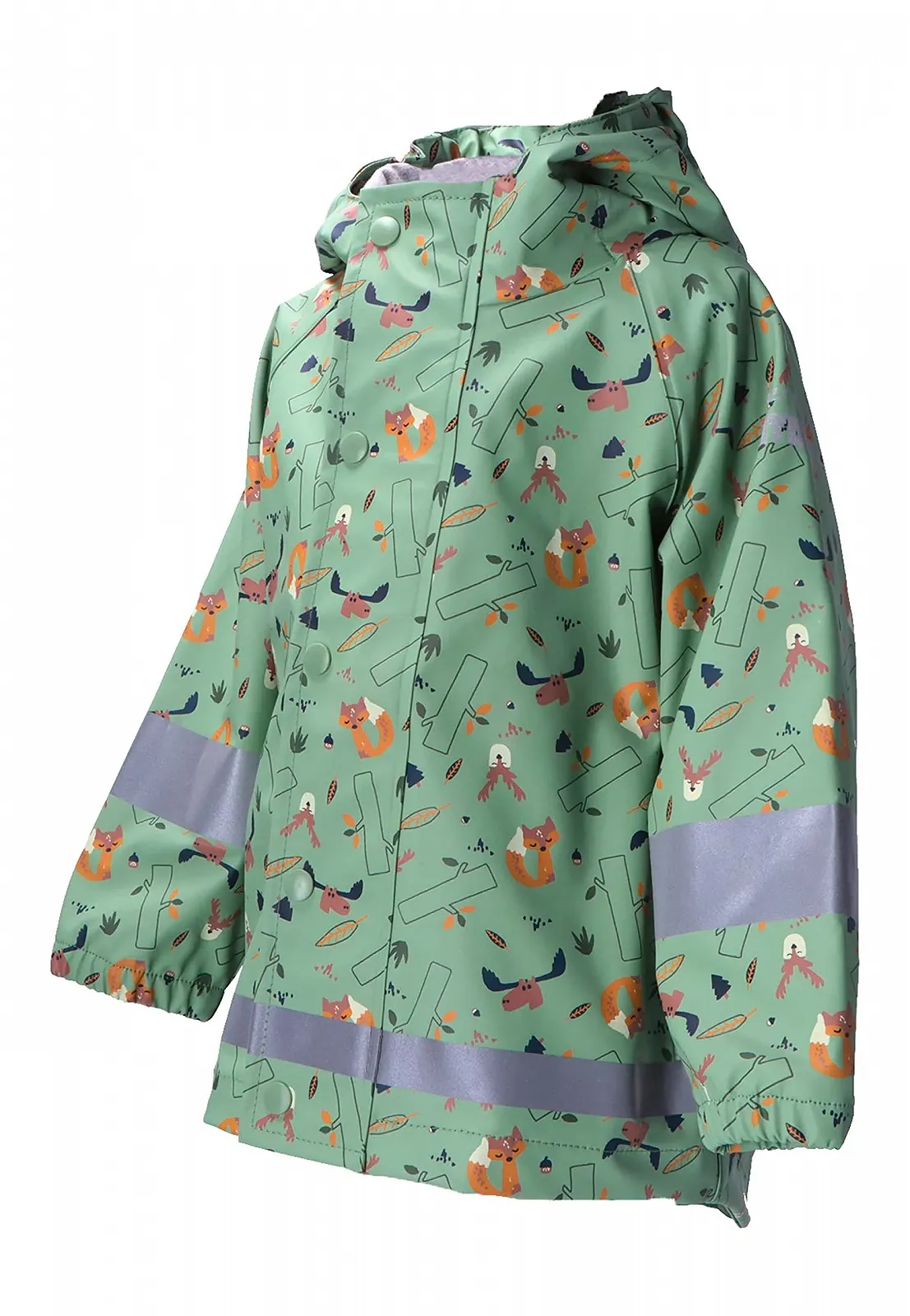 Дитяча дощова куртка Sterntaler Унісекс Тварини лісу Зелений, фото №3