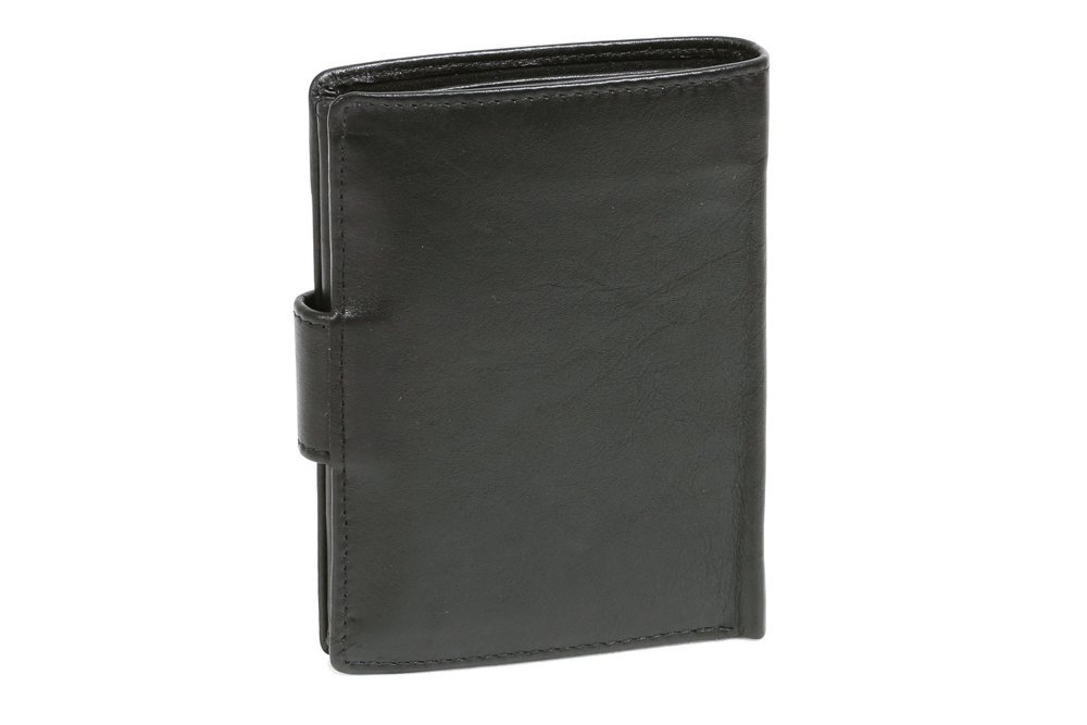 Кошелек LEAS ORIGINAL Мужской/Женский, вертикальный, натуральная кожа, черный, Standard-Collection, фото №8