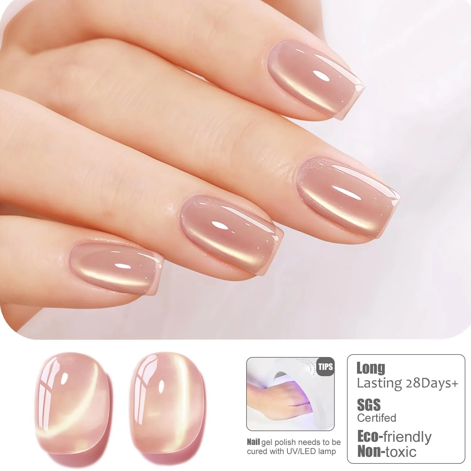 Гель-лак Vishine Cat Eye Магнітний №432, фото №3