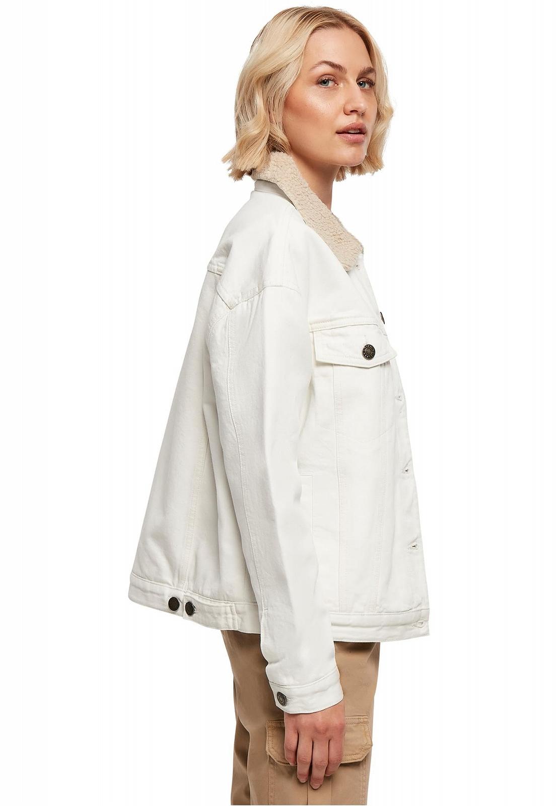 Женская Куртка Urban Classics Oversized Sherpa Denim, фото №2 Женская Куртка Urban Classics Oversized Sherpa Denim, фото №2