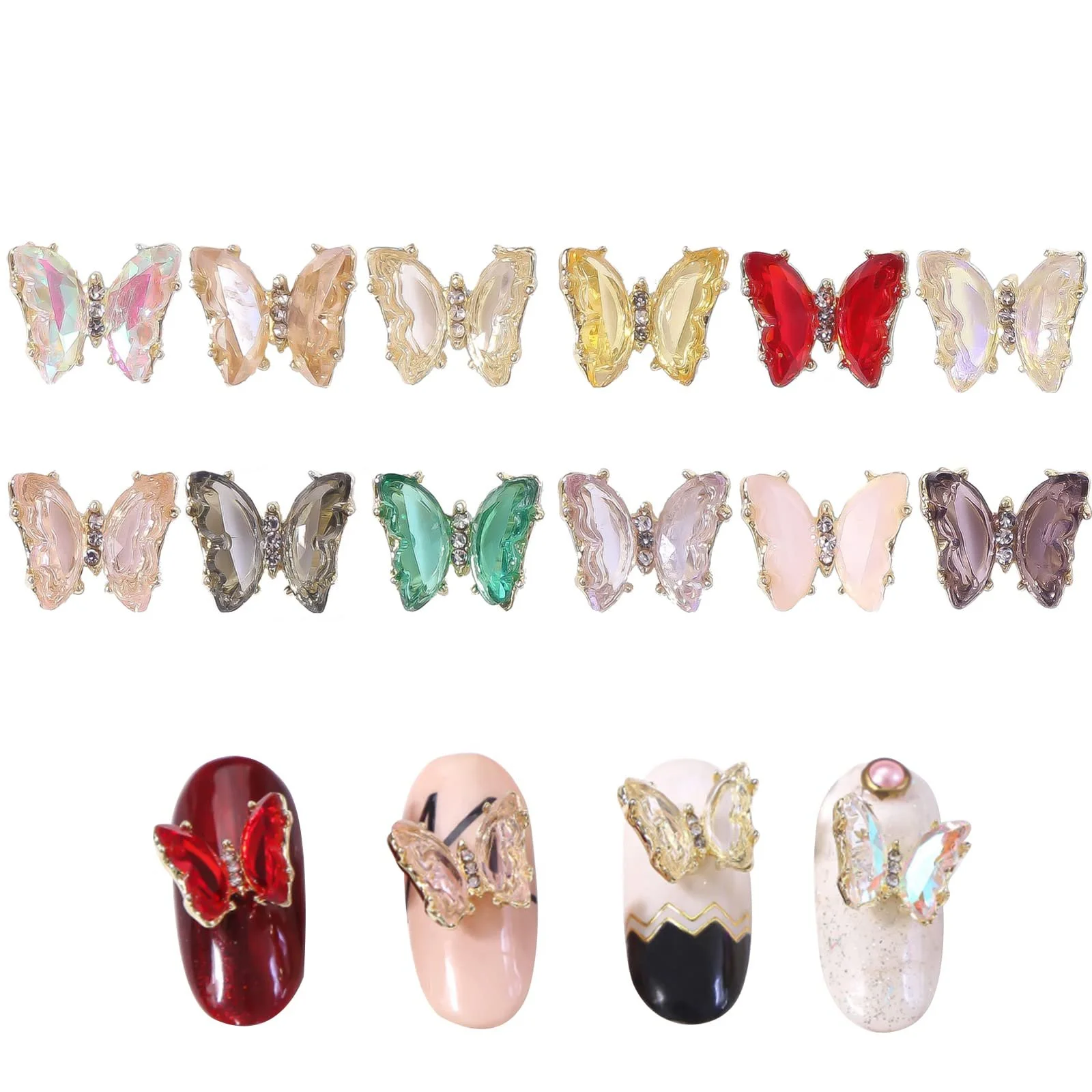 Метелики, Набір 3D Кришталевих Метеликів, фото №1