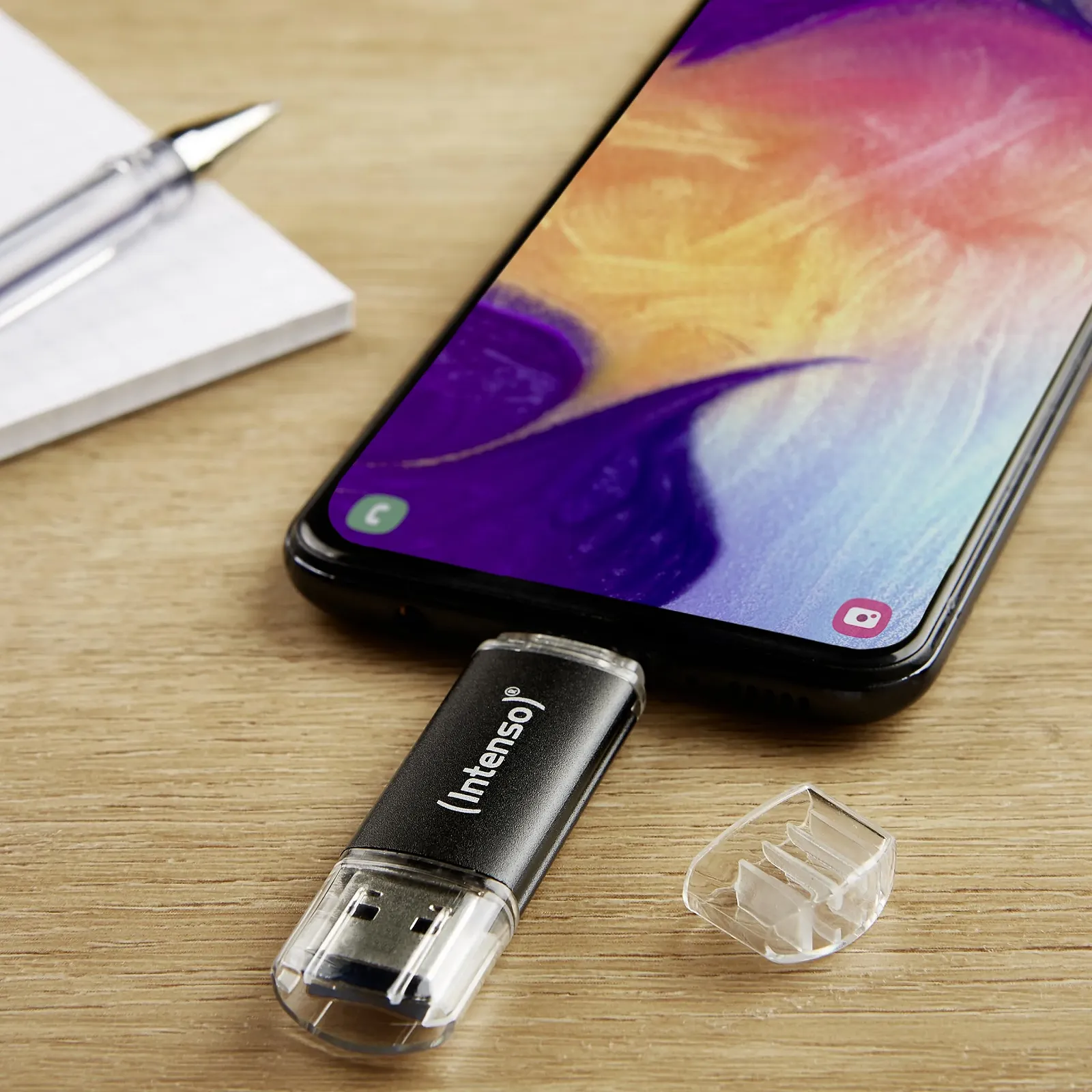 USB-накопичувач Intenso Twist Line 128 GB Dual USB 3.2 Gen 1x1 USB-C USB-A 70 MB/s Anthracite, фото №4