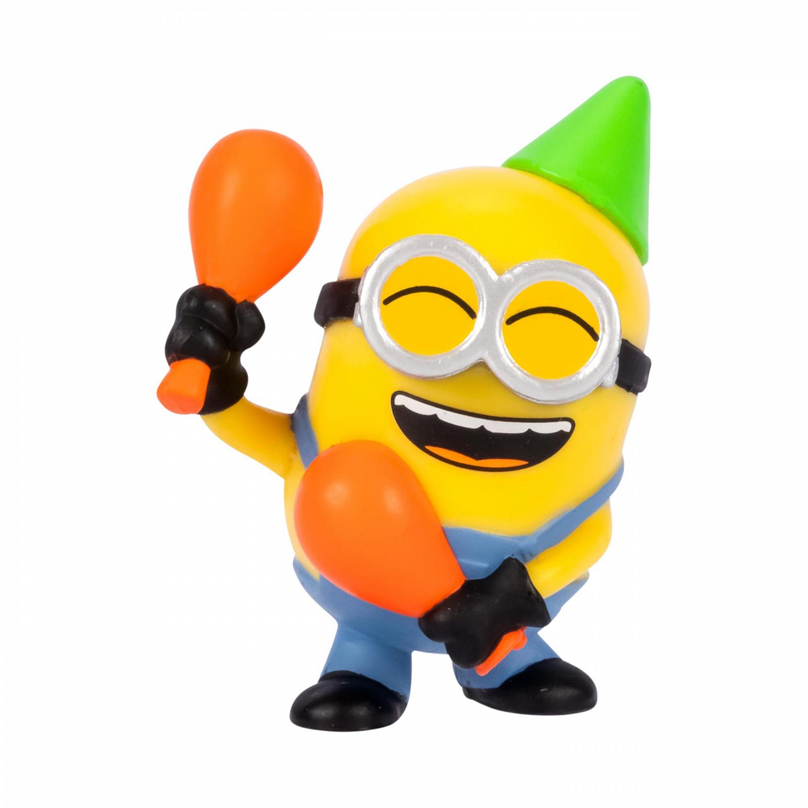 Фигурки MINIONS Despicable Me 4, набор из 4 штук, Party Bus Squad, 5,8 см, коллекционные, в наборе 3 видимые фигурки и 1 скрытая фигурка-сюрприз, фото №7