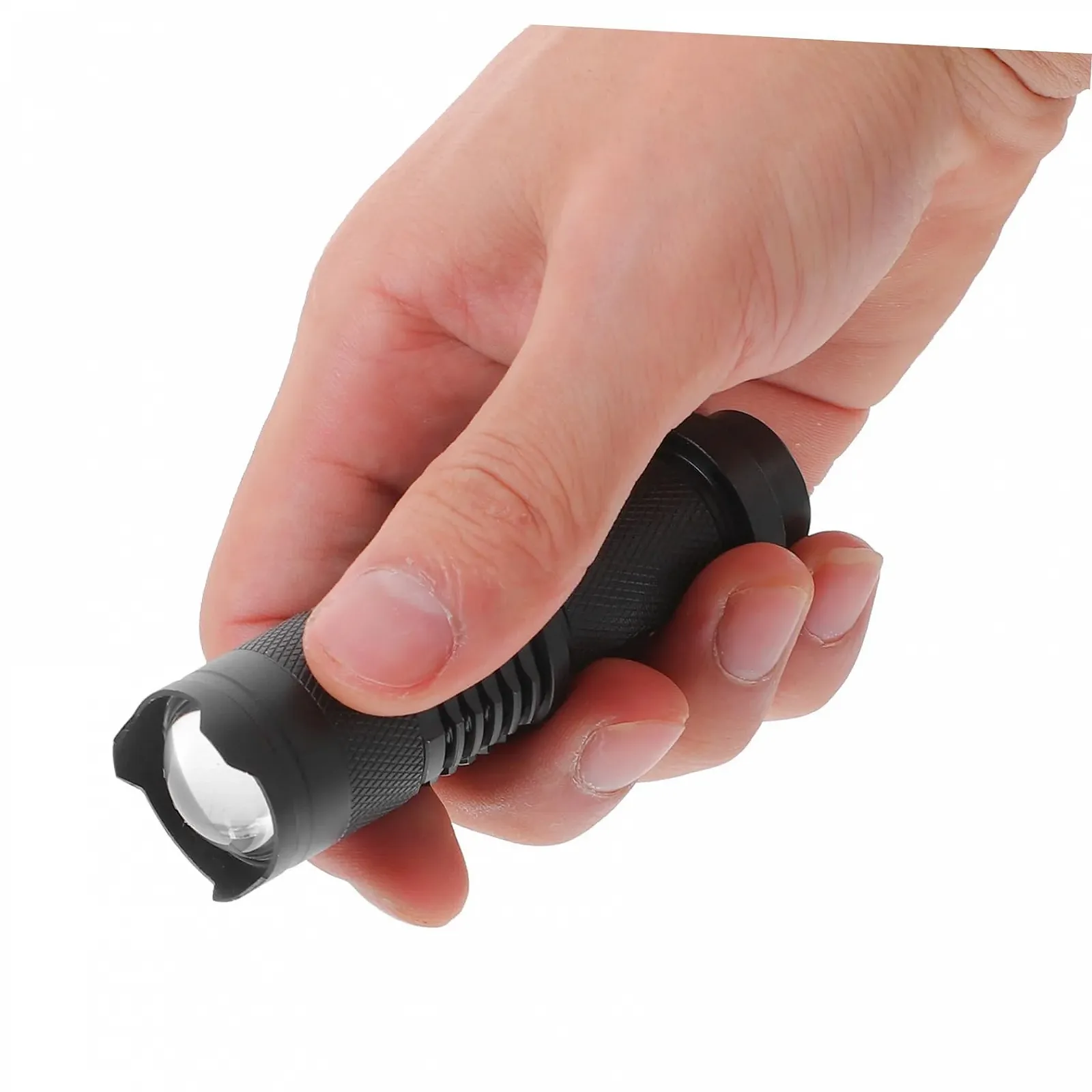 Ліхтарик HOMSFOU Міні LED 7 Вт Водонепроникний Регульований Фокус Zoomable Біле світло, фото №5