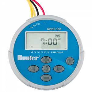 Контролер, таймер поливу на батарейках з електромагнітним клапаном Hunter Industries NODE NODE-100 Синій - Фото 1