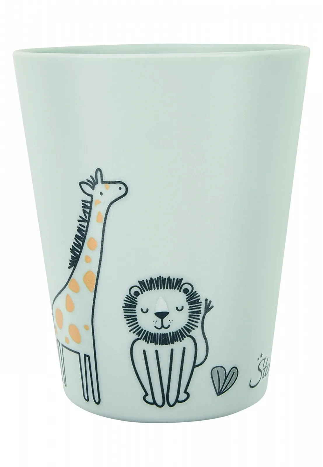 Набір посуду Sterntaler Жираф і Лев Квадратний з мотивом сафарі: тарілка, миска, чашка та столові прибори Блідо-зелений, фото №4 Набір посуду Sterntaler Жираф і Лев Квадратний з мотивом сафарі: тарілка, миска, чашка та столові прибори Блідо-зелений, фото №4