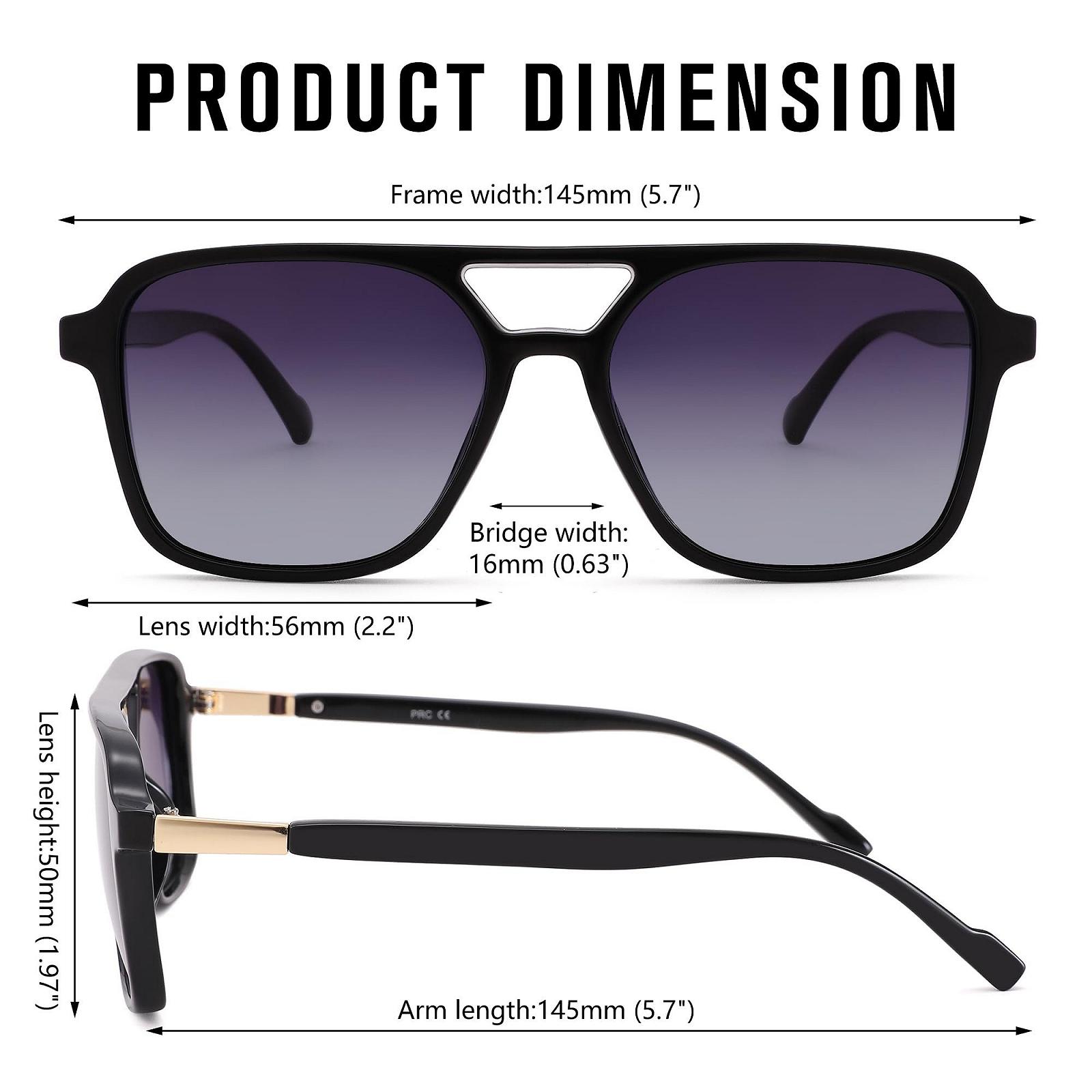 Вінтажні поляризовані сонцезахисні окуляри-авіатори Pro Acme для жінок та чоловіків, модні, фото №4