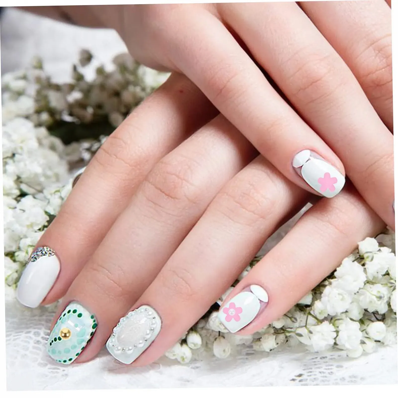 3D Декор Цветы для ногтей 3D Цветы Шармы для ногтей Смола, фото №3