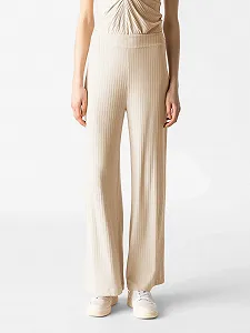 Женские брюки Les Lunes The Michelle Rib Pants Sand — L - Фото 1