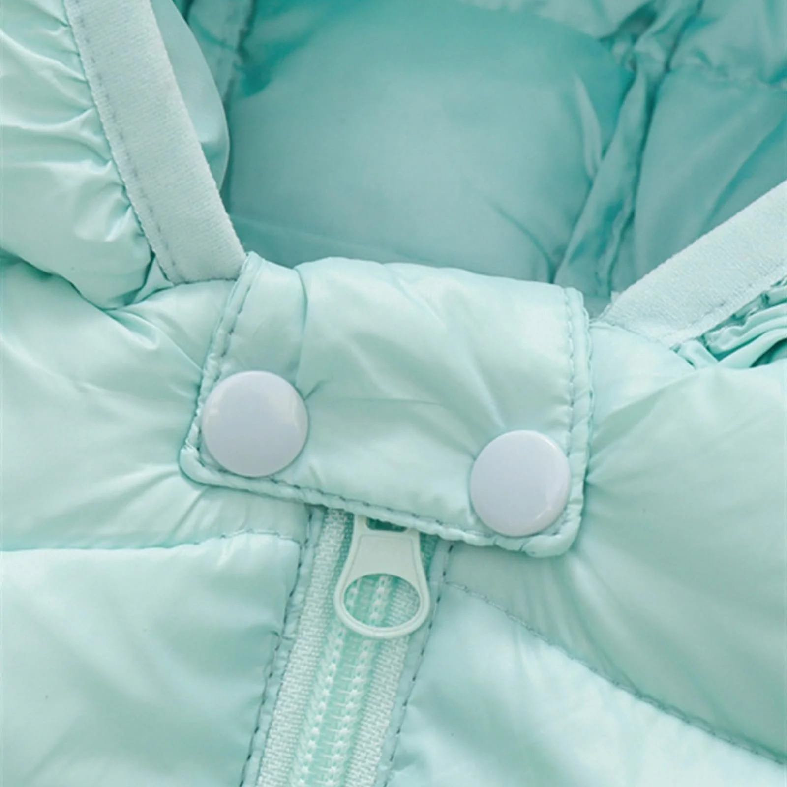 Жилет стьобаний CNNBYYDS дитячий з капюшоном Unisex, з ведмежими вушками, фото №3