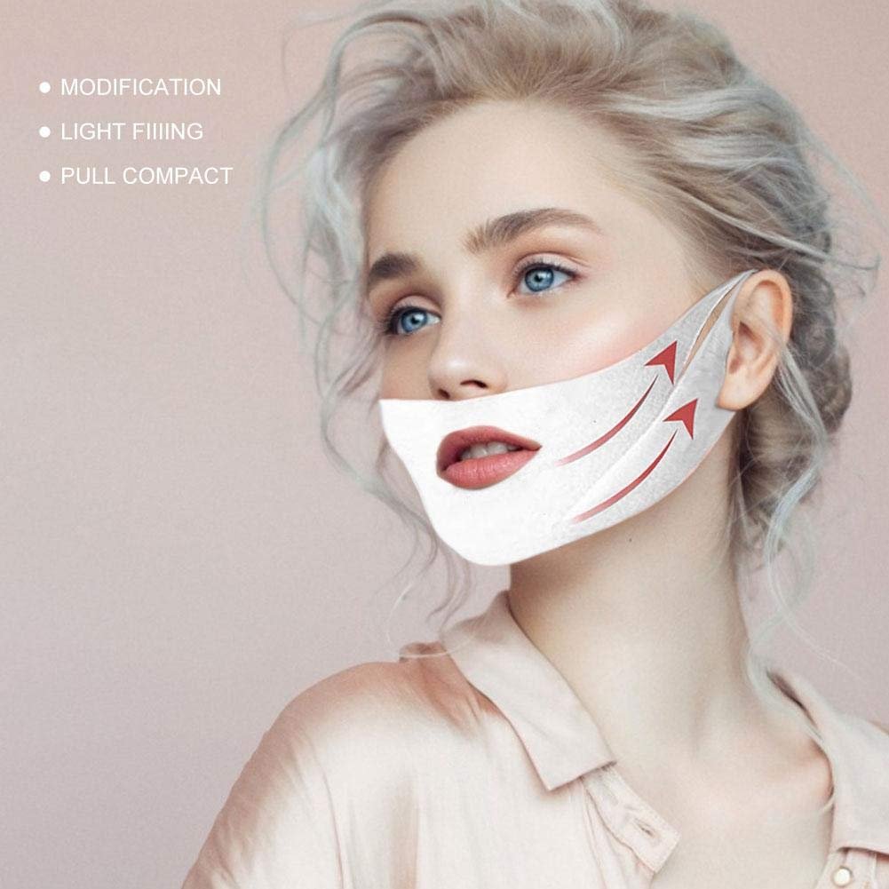 V-Line Маска для обличчя та шиї для догляду за обличчям Зволожуюча та зміцнююча, фото №6