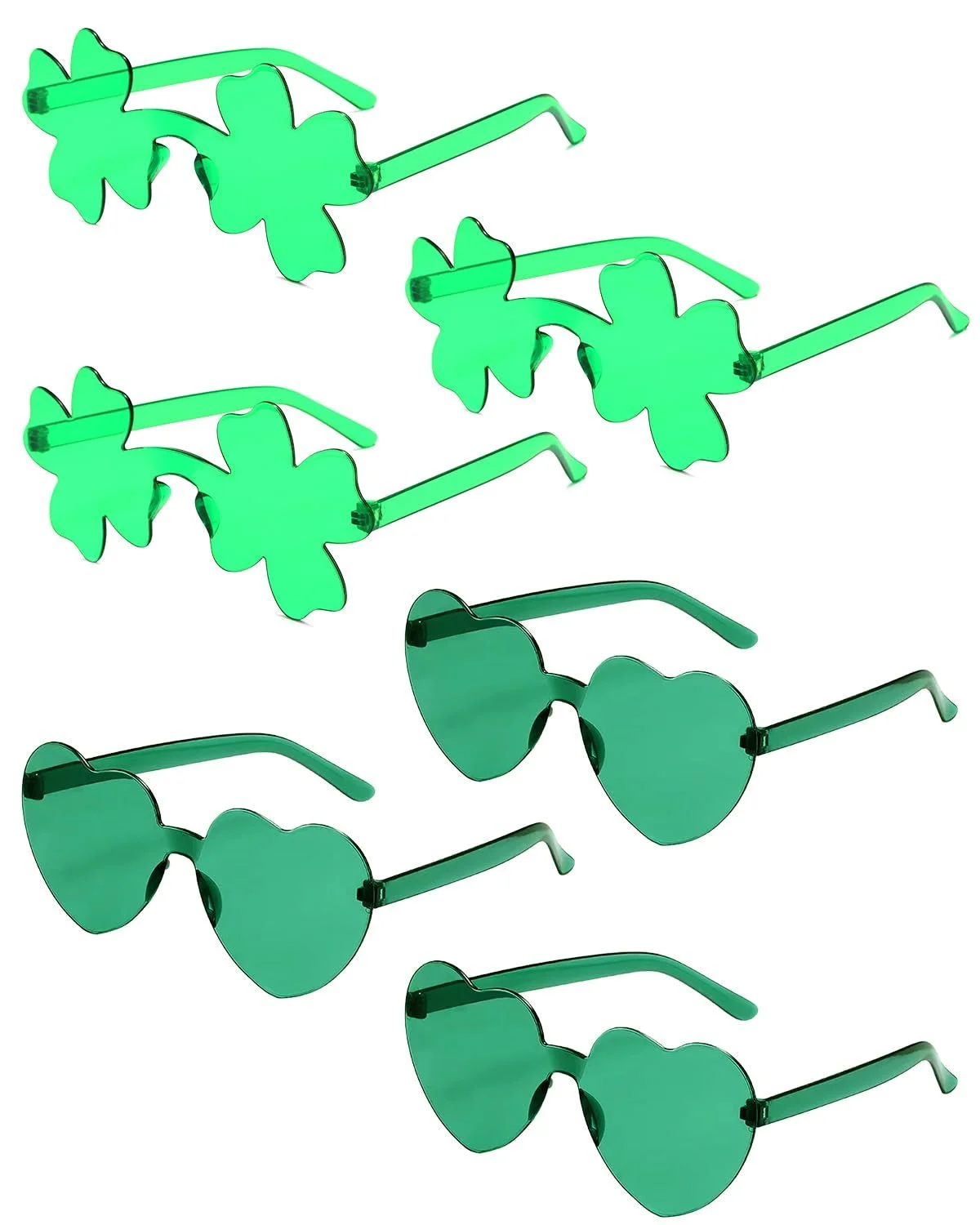 Окуляри Aviski Зелений Трилисник Серце, фото №1