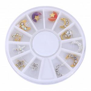 Стрази для нігтів minkissy Місяць - Фото 1