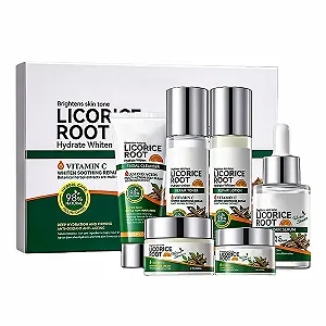 Подарунковий набір для жінок, набір для догляду за шкірою з вітаміном C, сироватка, крем для обличчя, крем для очей - Фото 1