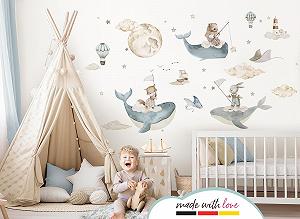 Наклейка на стену Little Deco Underwater World DL5074 XL synthetic.ua - Фото 1