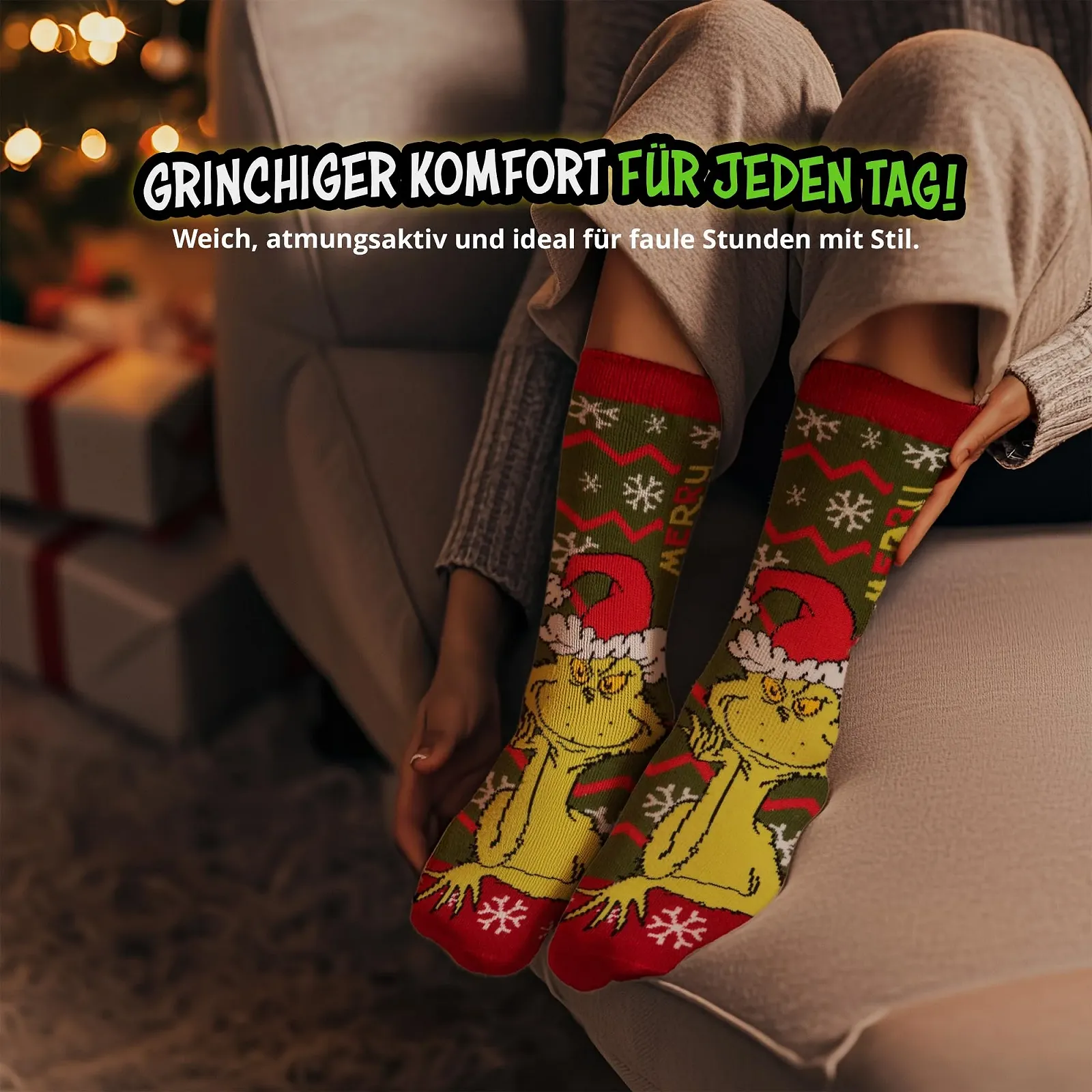 Шкарпетки United Labels The Grinch для жінок, фото №3