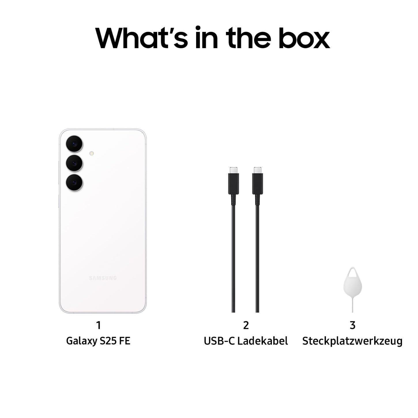Смартфон Samsung Galaxy S25 FE with Galaxy AI Android 6.7-дюймовый FHD дисплей 50 MP камера 128 GB память 8 GB RAM 4900 mAh аккумулятор Белый, фото №10