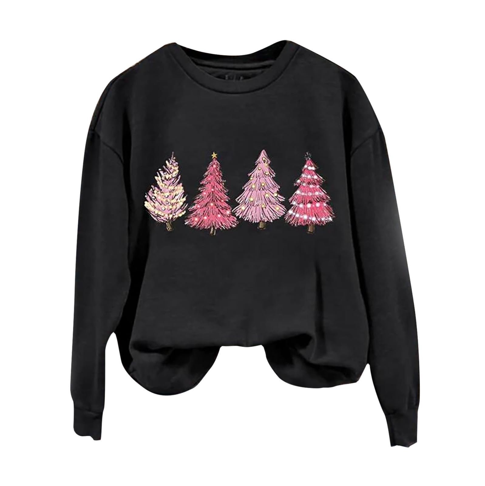 Женский Свитшот Generisch Без Капюшона Кружевные Топы Базовая Туника Свободного Кроя Женский Пуловер Длинный Рождественский Джемпер Женские Полосатые Хеллоуин Футболки Топы, фото №1