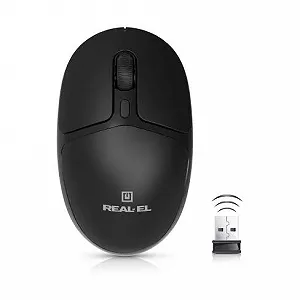 Купити Мышка REAL-EL RM-335W Wireless Black (EL123200055) - Фото 1 Мышка REAL-EL RM-335W Wireless Black (EL123200055) - Фото 1