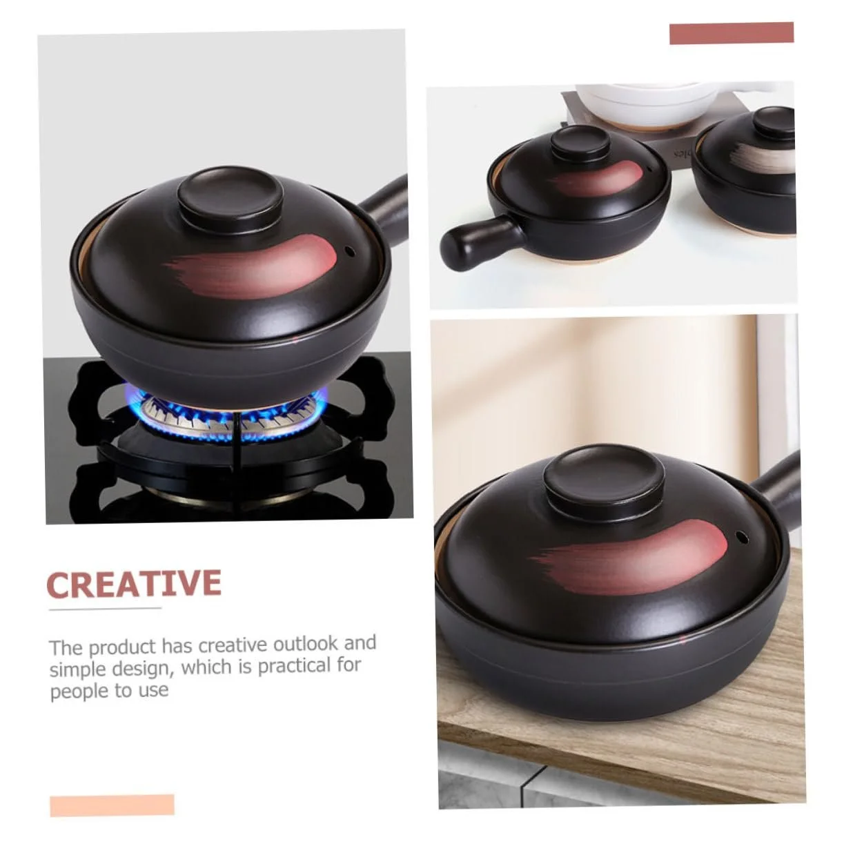 Касероль ERINGOGO глиняний для газових плит, фото №6