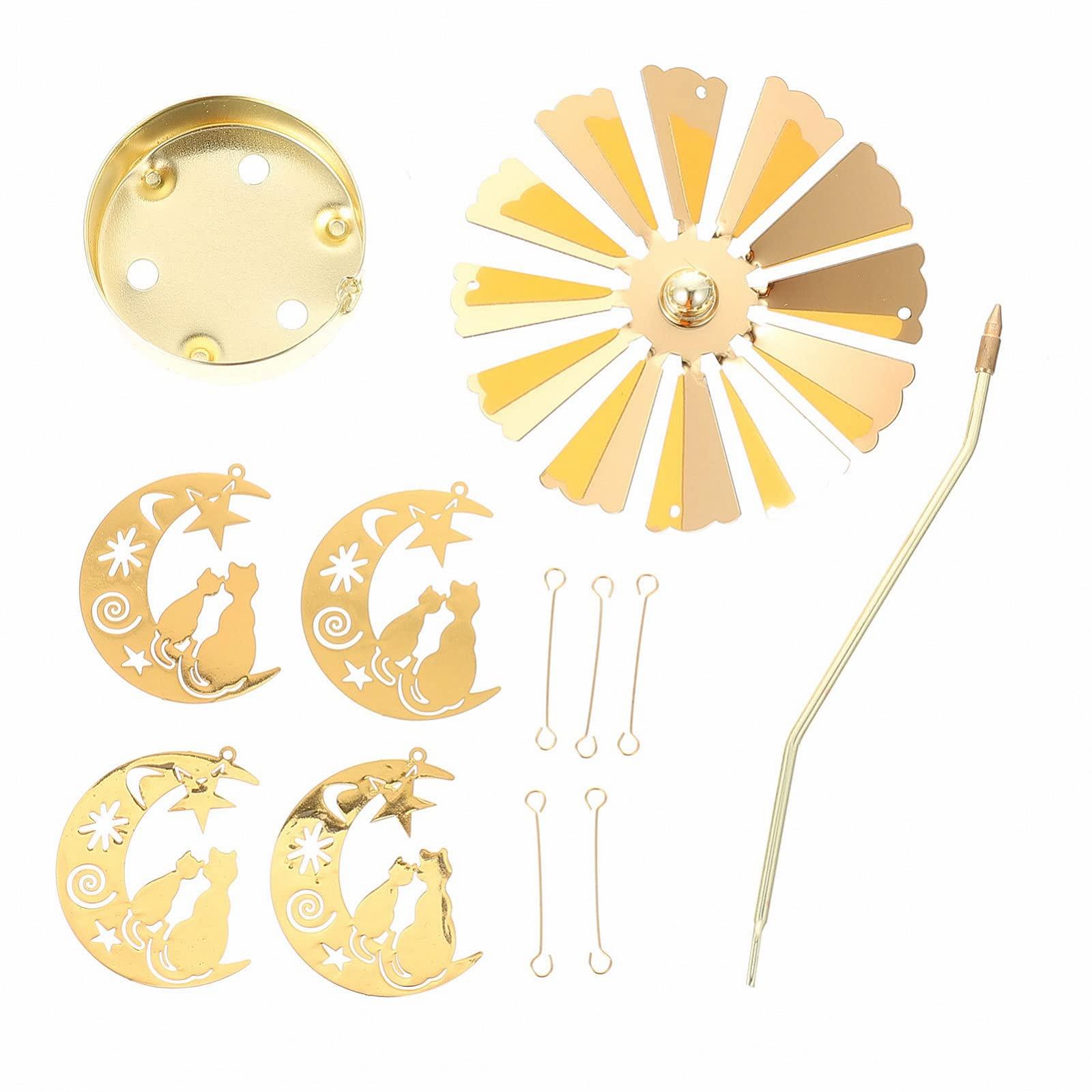 Свічник Minkissy Rotating Carousel Lantern Скляний Карусель Вращающийся Підсвічник Різдвяний, фото №4