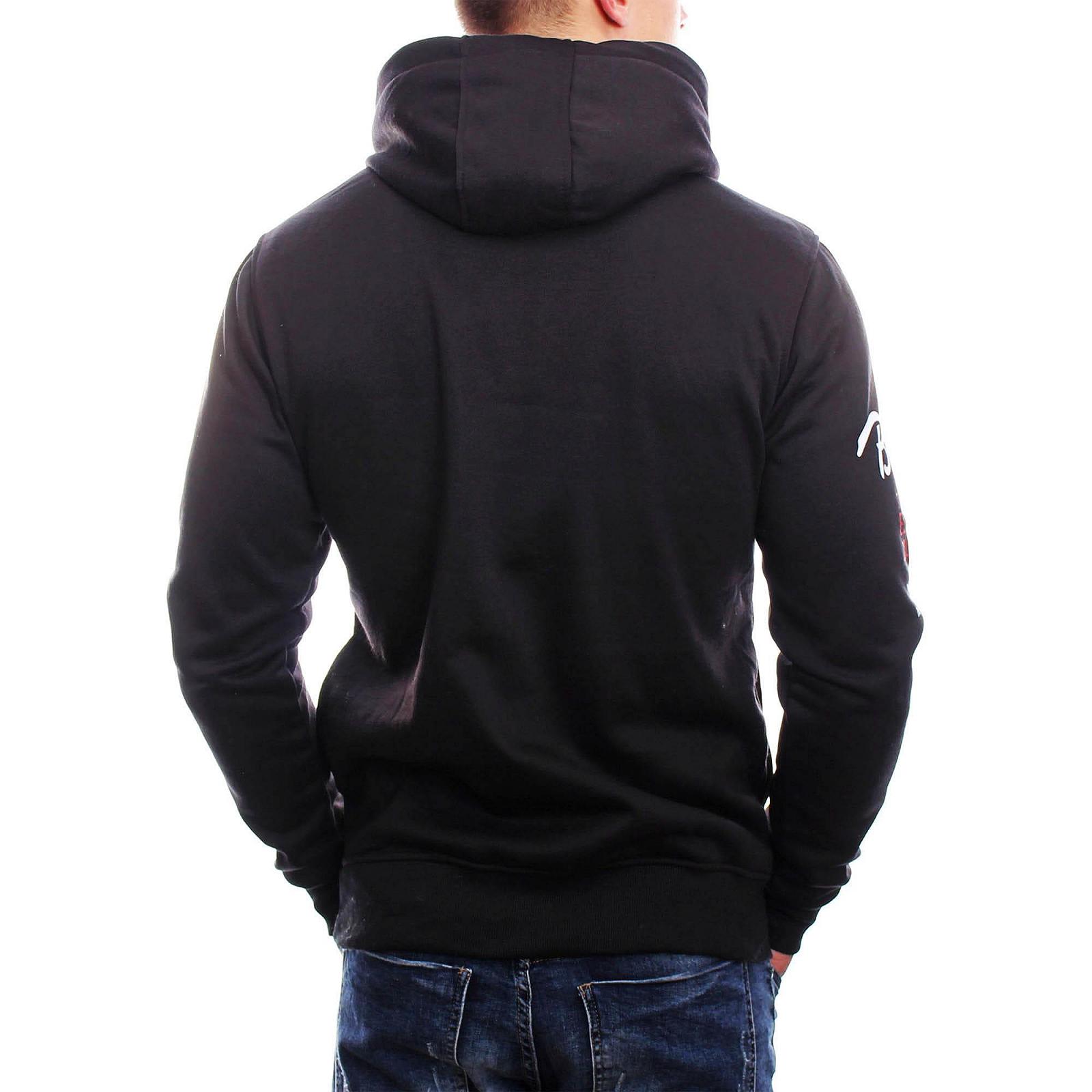 Толстовка мужская Recea с капюшоном чёрная, L, фото №2 Толстовка мужская Recea с капюшоном чёрная, L, фото №2