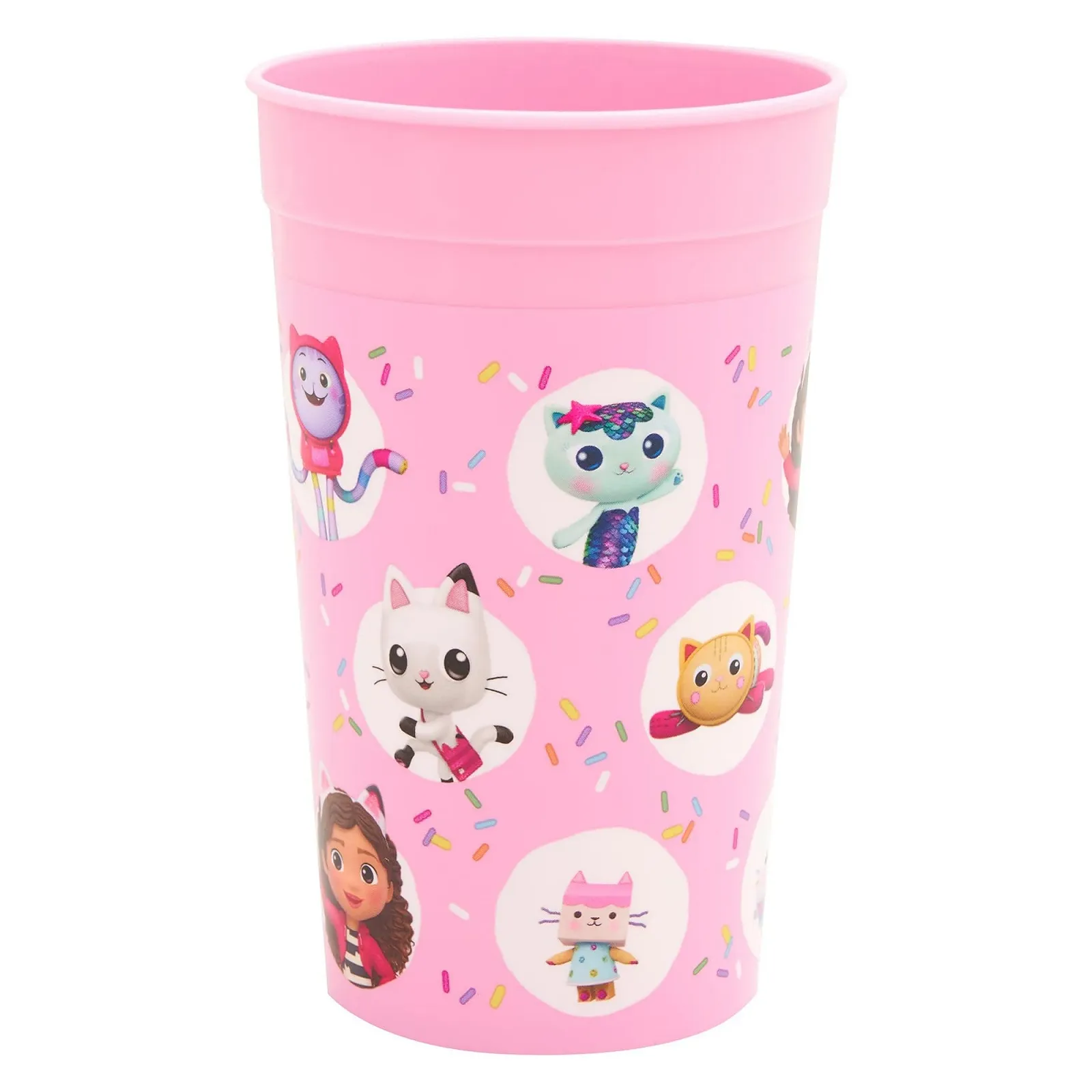 Детский набор посуды Gabby's Dollhouse: тарелка, миска и чашка, многоразовый, PP, розовый, фото №7 Детский набор посуды Gabby's Dollhouse: тарелка, миска и чашка, многоразовый, PP, розовый, фото №7