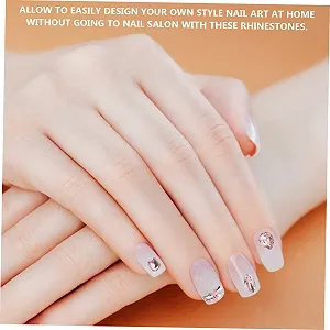 Healeved, нерівна форма, стрази для нігтів, універсальні, для манікюру synthetic.ua - Фото 1